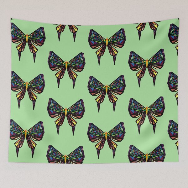 Item preview, Geometric Butterfly Hand Drawn Art  designed and sold by fashopera.