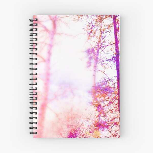 Item preview, Bosque luminiscente en morado y naranja. designed and sold by Boho Contessa.