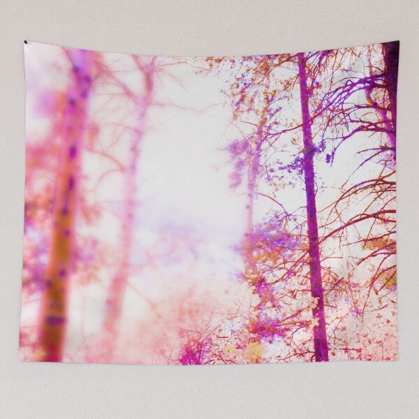 Item preview, Luminescent forest in purple and orange designed and sold by Boho Contessa.