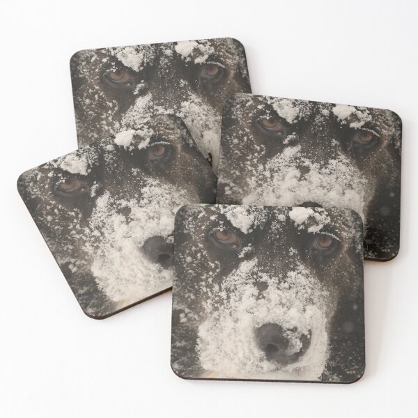 Item preview, Snow on Dog's face, Rosie After a Snowy Roll designed and sold by Steven Holt.