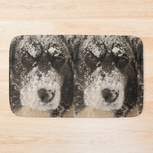 Item preview, Snow on Dog's face, Rosie After a Snowy Roll designed and sold by Steven Holt.
