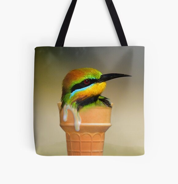 Rainbow Ice Cream All Over Print Tote Bag