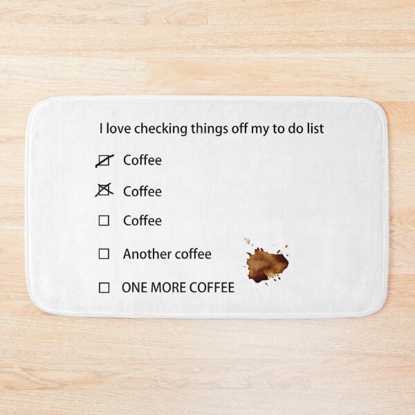 Item preview, Coffee to do list designed and sold by shallotman.