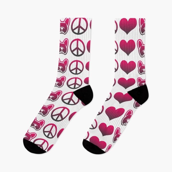 Item preview, Peace. Love. French Bulldogs! designed and sold by smooshfaceutd.