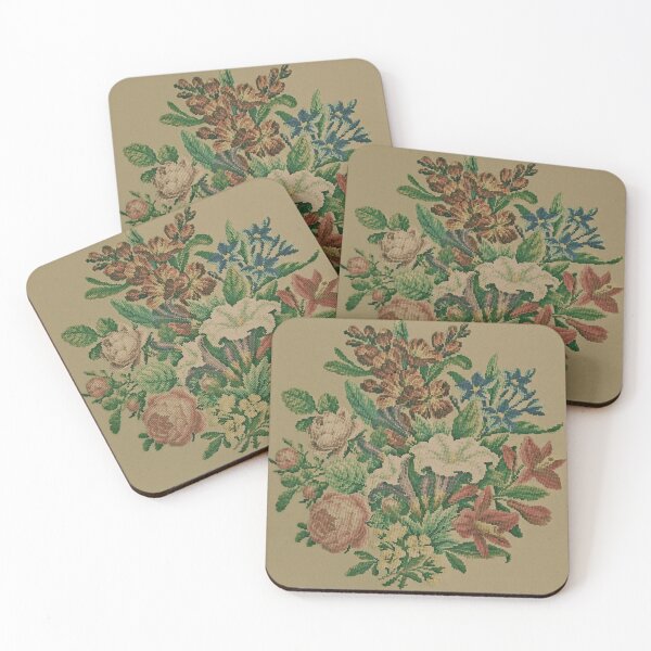 Item preview, Vintage Needlepoint Flower Bouquet designed and sold by FuzzyHoney.