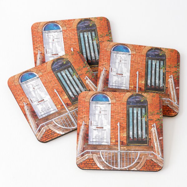Item preview, Two Doors In Dublin Ireland designed and sold by ColortrixArt.