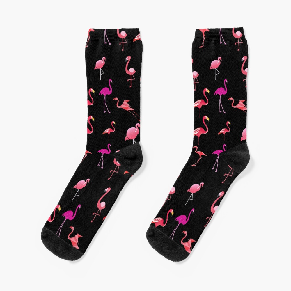 Chaussettes « Flamant rose mignon », par unibirth | Redbubble