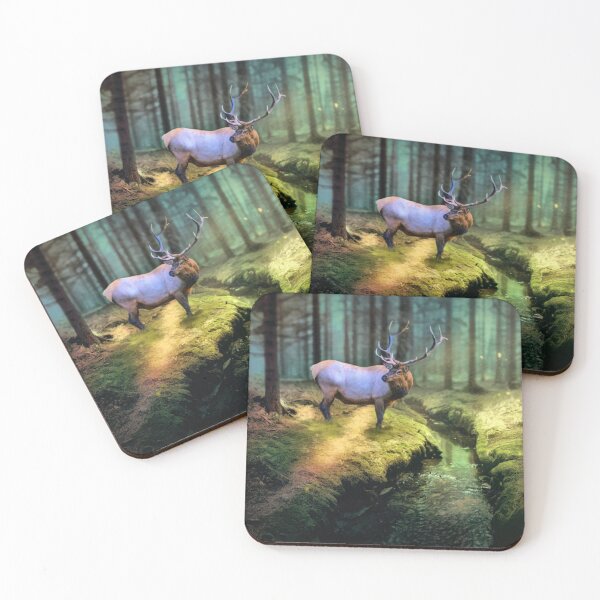 Item preview, Bull Elk In The Forest designed and sold by Heathermarie321.