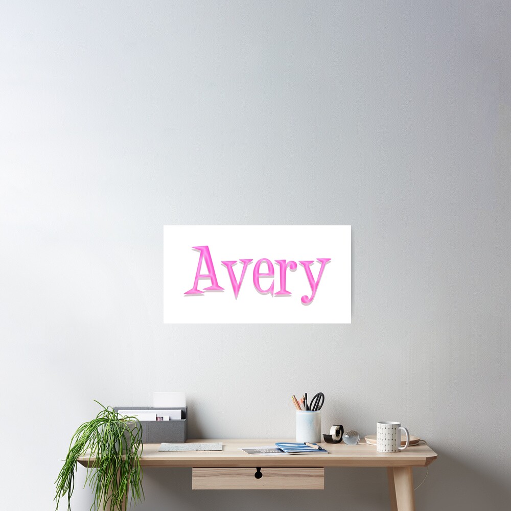 girl-name-avery-in-cartoon-style-poster-for-sale-by-space-bug-redbubble