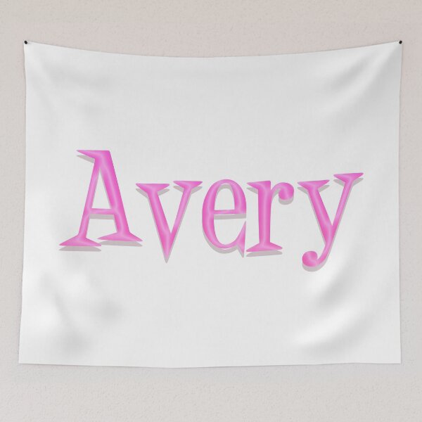 Item preview, Girl Name Avery in Cartoon Style designed and sold by Space-Bug.
