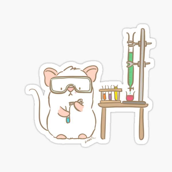 Lab Mouse Sticker