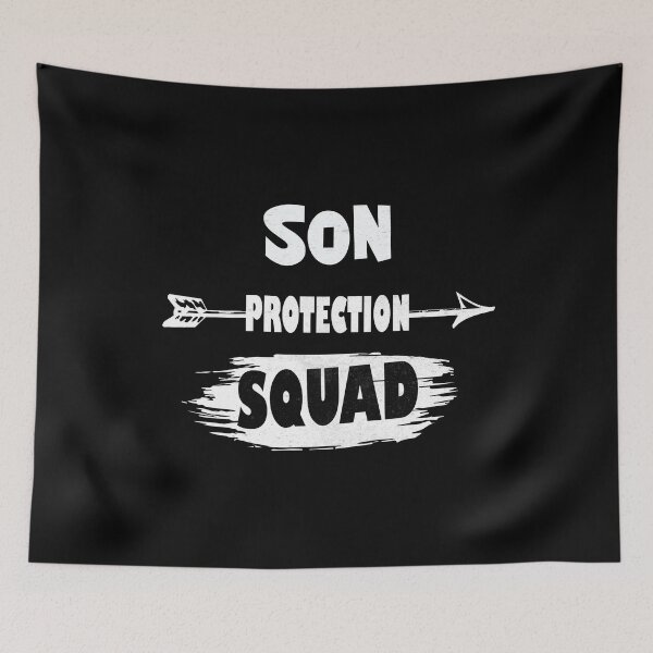 Item preview, Son Protection Squad - Cute B-Day Party graphic designed and sold by Grabitees.