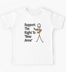 Support The Right to "Bear Arms" Kids Tee
