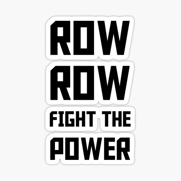 Gurren Lagann - Row Row Fight the Power Sticker