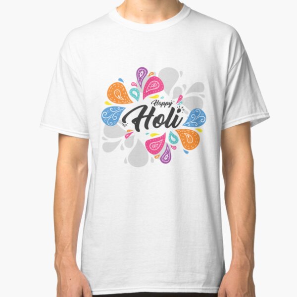 happy holi t shirts