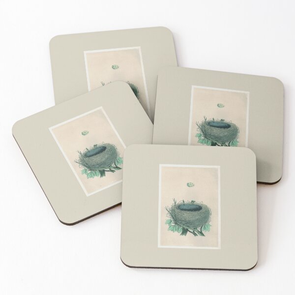 Item preview, Antique Bird Egg and Nest Print  designed and sold by FuzzyHoney.