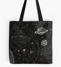 Black Space Tote Bag