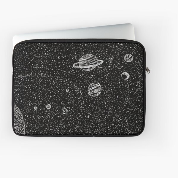 Black Space Laptop Sleeve