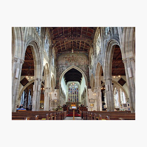 Inside The Church of St Thomas Becket - Salisbury Photographic Print