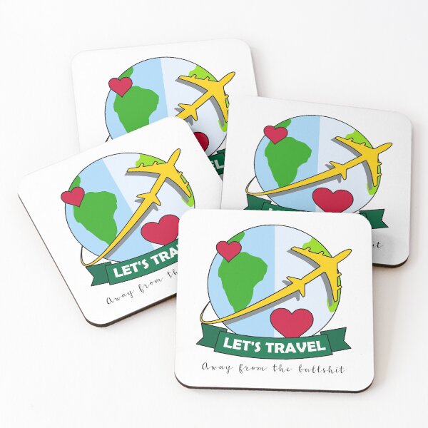 Item preview, Let's Travel Away From The Bullshit designed and sold by MaplewoodMerch.