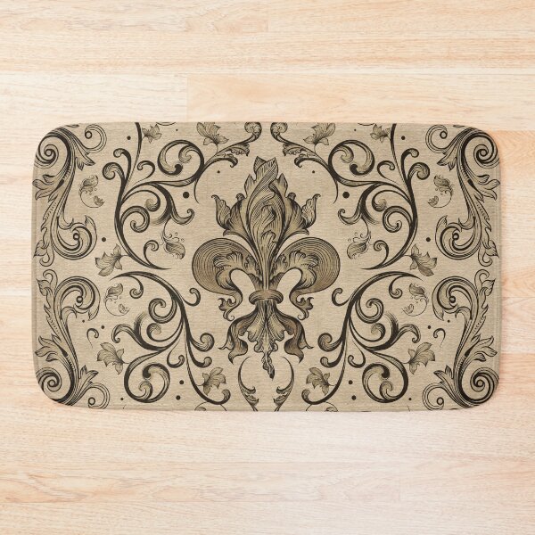 Item preview, Vintage Fleur-de-lis ornament  designed and sold by k9printart.