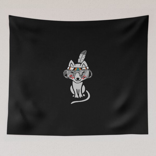 Item preview, Little wolf with glasses designed and sold by E1evant.