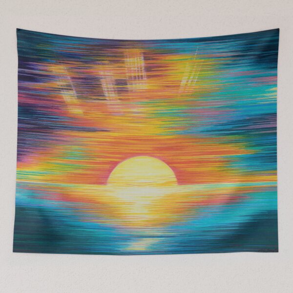Item preview, Serenity (Ocean Sunset) designed and sold by mgjohnsonart.