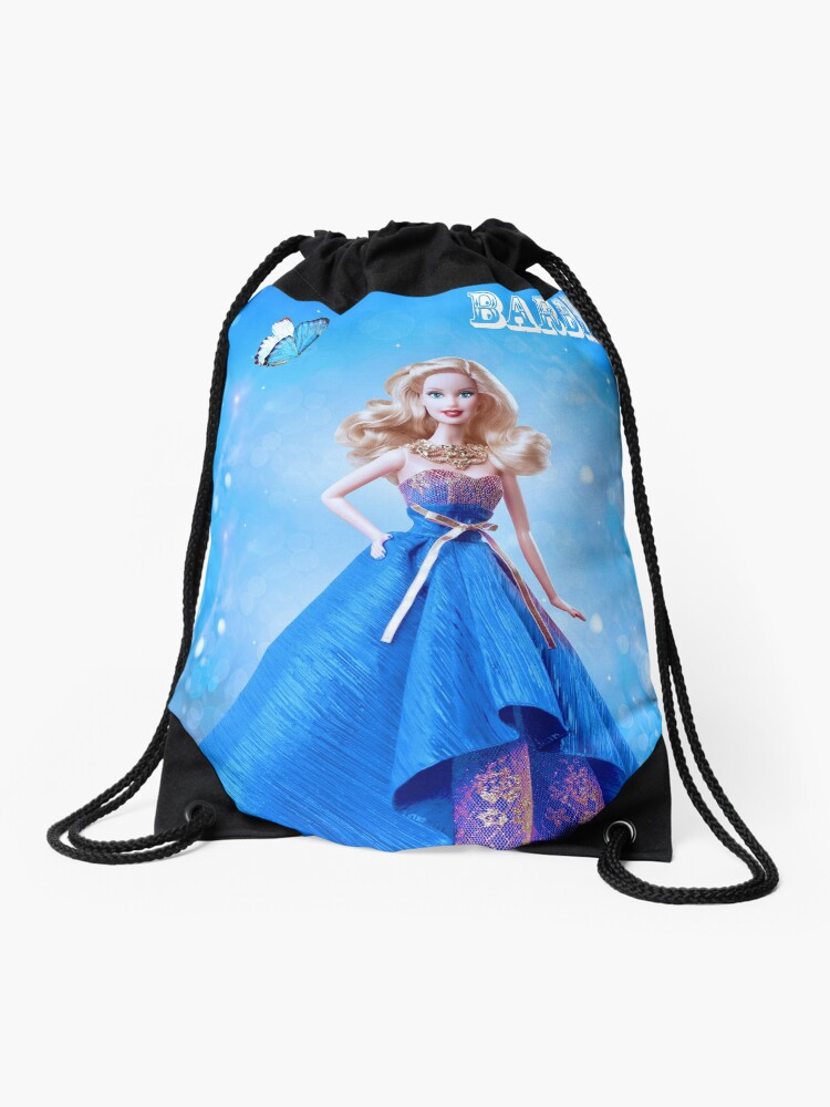 barbie drawstring bag
