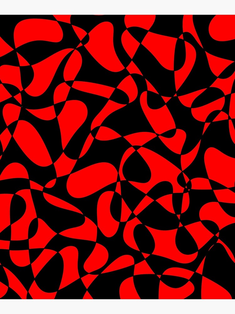 Abstract pattern - black and orange. by kerens