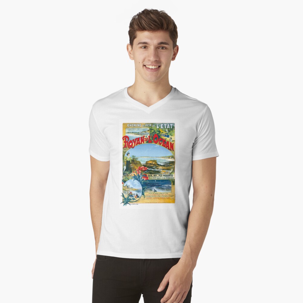 Aperçu de l'œuvre T-shirt col V créée et vendue par Richet.