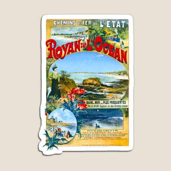 Affiche de Royan 1900 Magnet