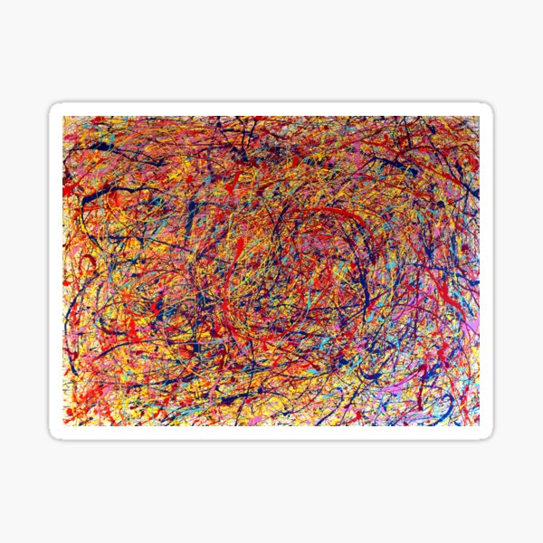 Item preview, Abstract Jackson Pollock Painting Original Art designed and sold by ZeeClark.