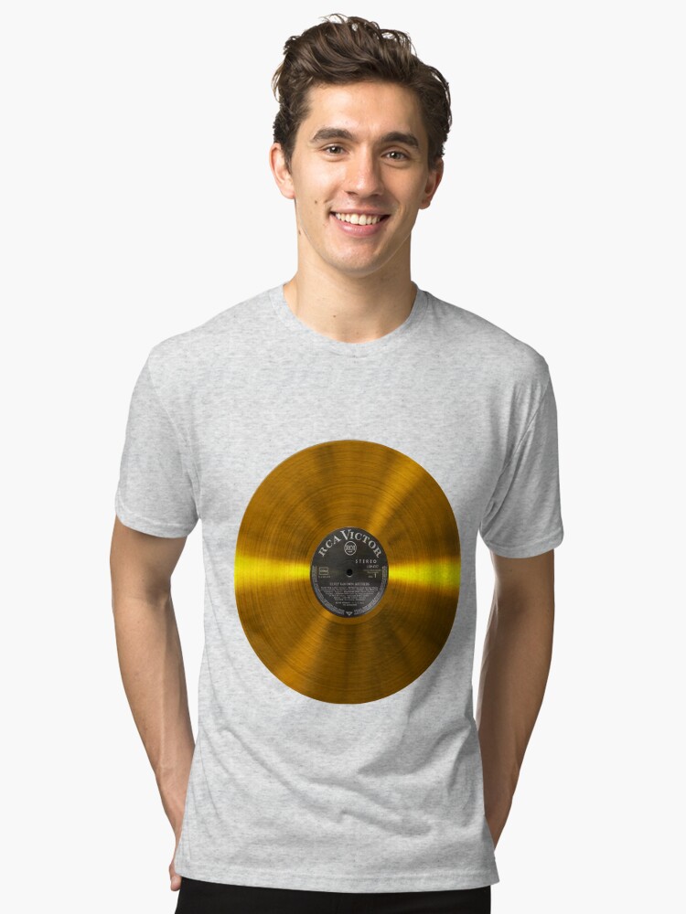 på trods af storm ligning Gold Vinyl Record" T-shirt for Sale by ColSmokie | Redbubble | vinyl t- shirts - record t-shirts - music t-shirts