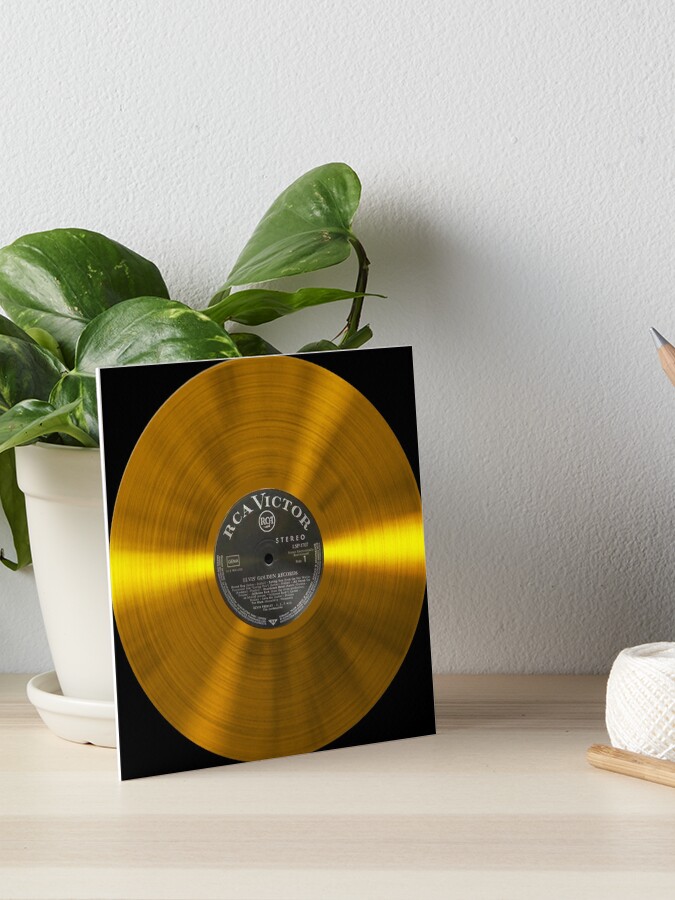 Gold Vinyl Record | Poster