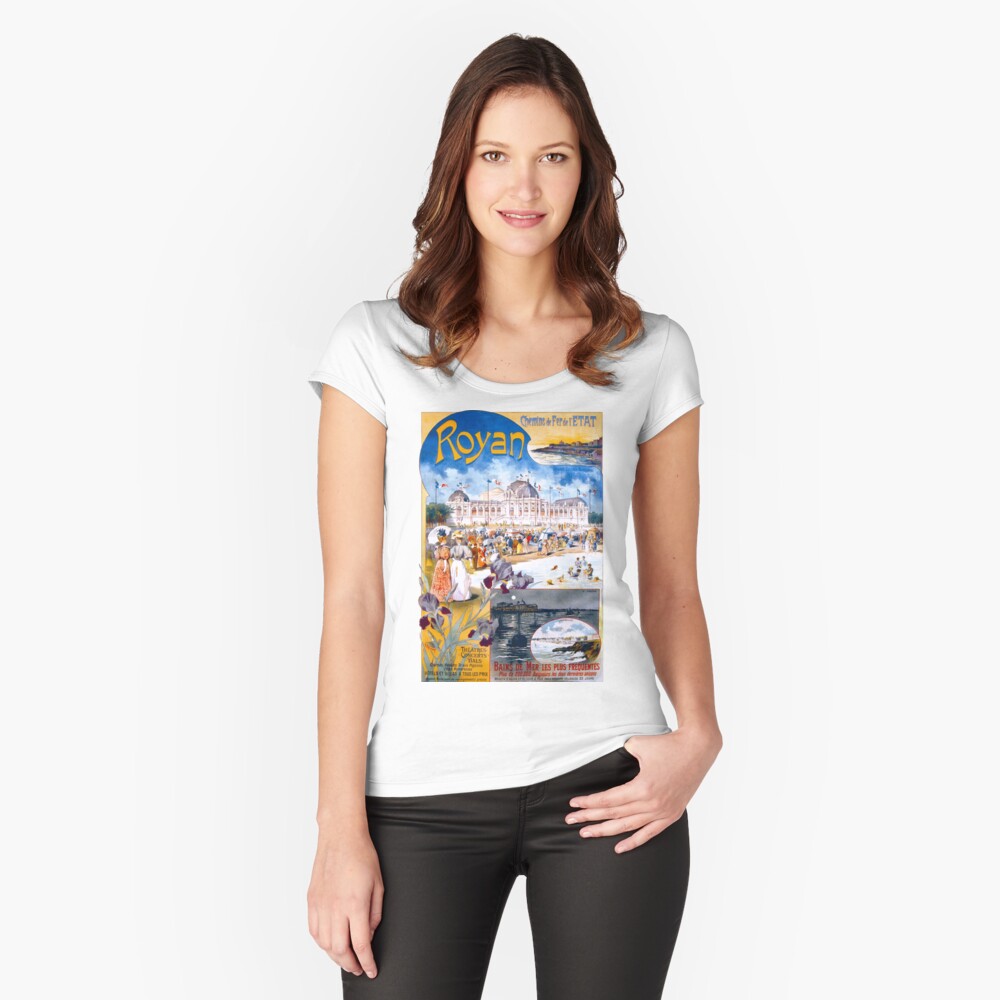 Aperçu de l'œuvre T-shirt échancré créée et vendue par Richet.