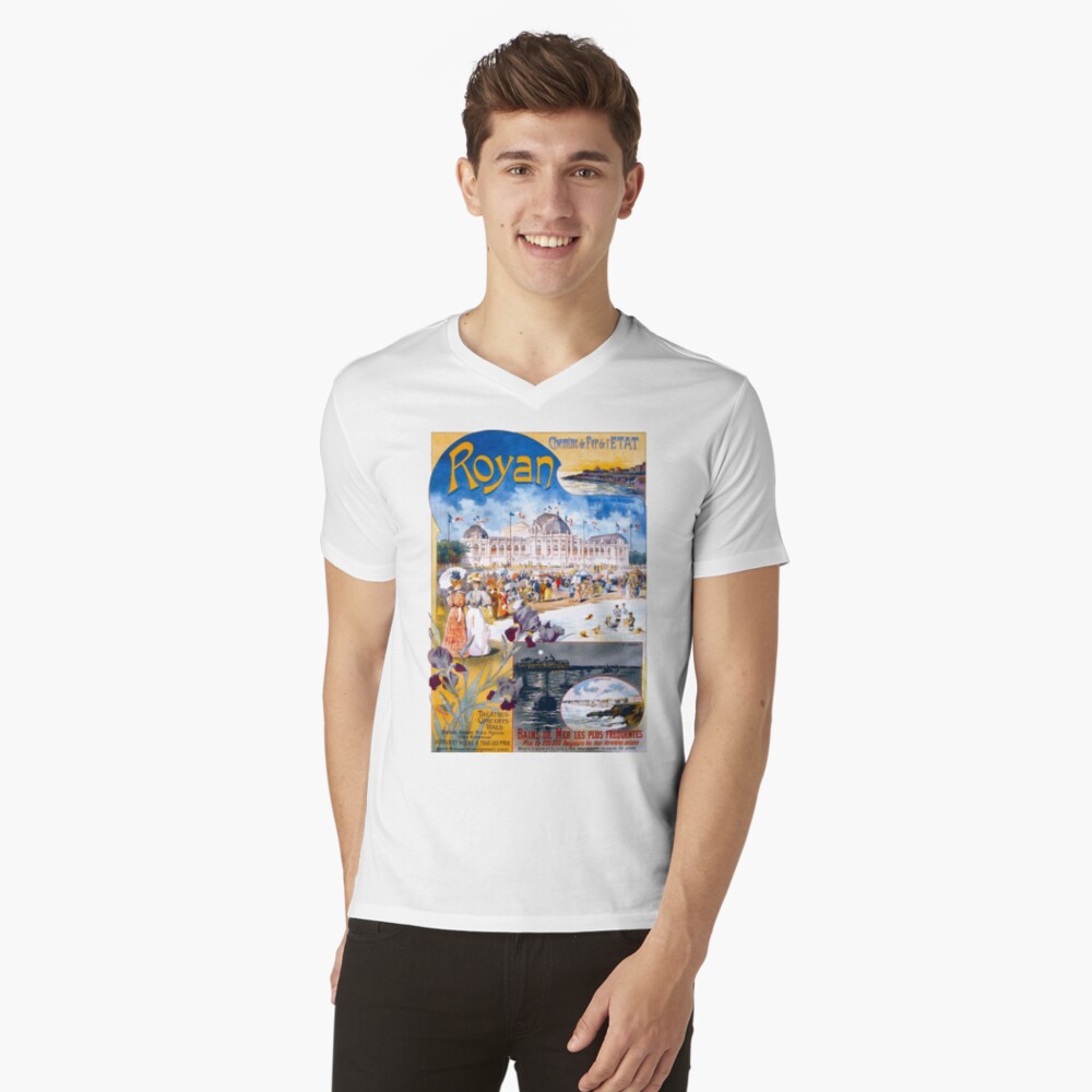 Aperçu de l'œuvre T-shirt col V créée et vendue par Richet.
