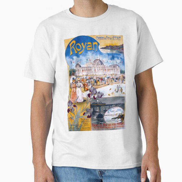 Affiche de Royan 1900 T-shirt classique