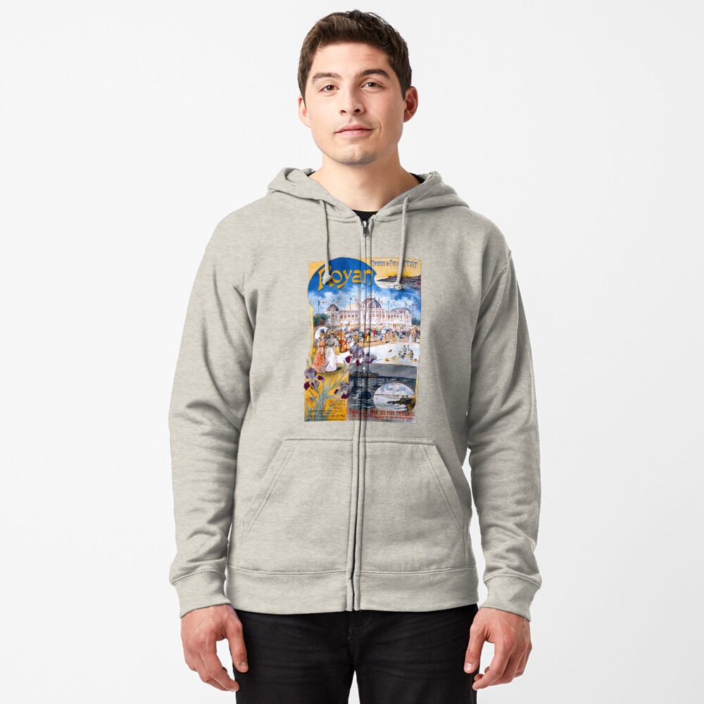 Aperçu de l'œuvre Veste zippée à capuche créée et vendue par Richet.