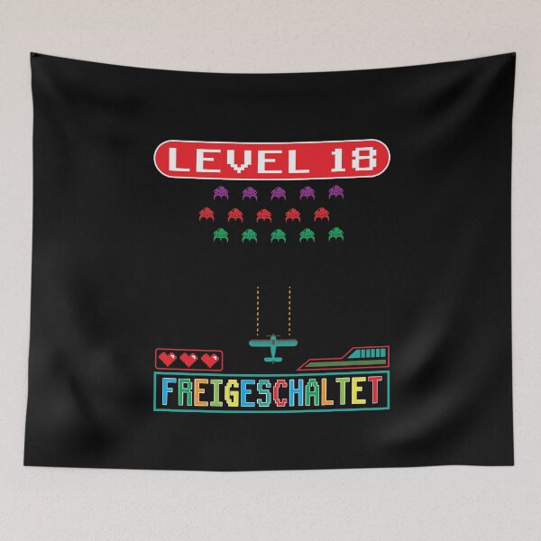 Artikelvorschau, Cooles Geschenk für Gamer zum 18. Geburtstag mit Retro Motiv entworfen und verkauft von torlei565.