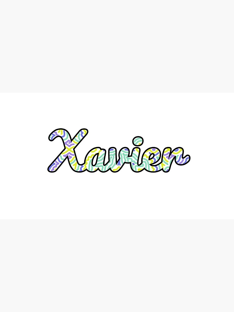 "Xavier Handwritten Name" Art Print for Sale by inknames Redbubble