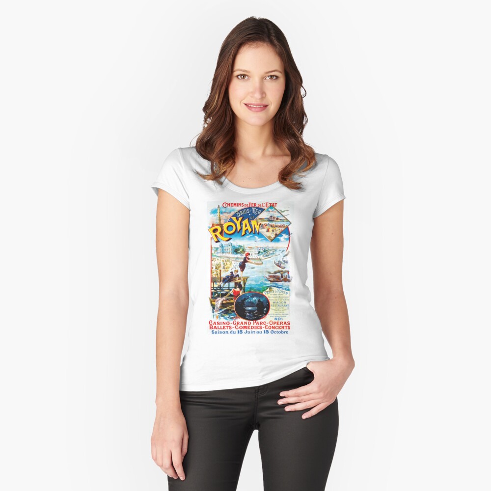 Aperçu de l'œuvre T-shirt échancré créée et vendue par Richet.