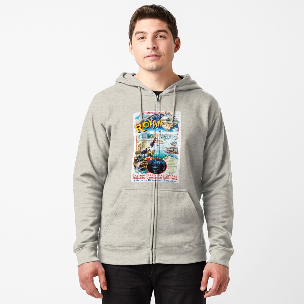 Aperçu de l'œuvre Veste zippée à capuche créée et vendue par Richet.