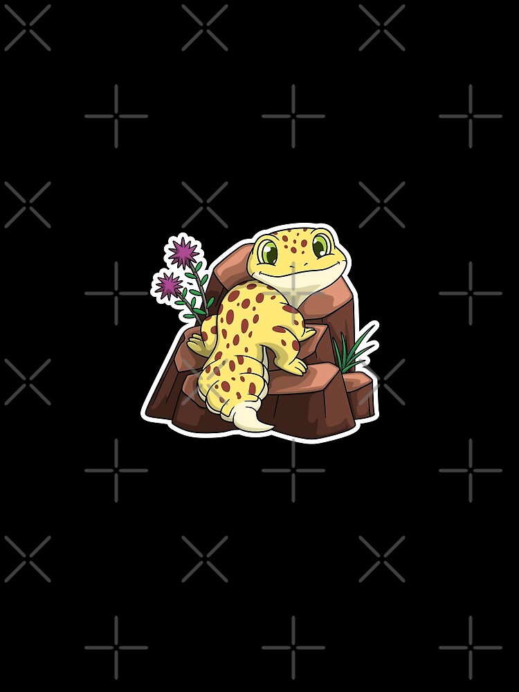 Thumbnail 5 of 5, Graphic T-Shirt, Leo the Leopard Gecko designed and sold by PogonaVitticeps.
