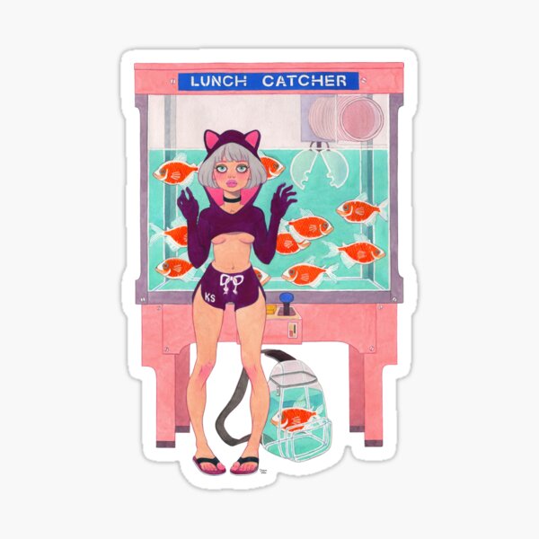 Lunch catcher Sticker