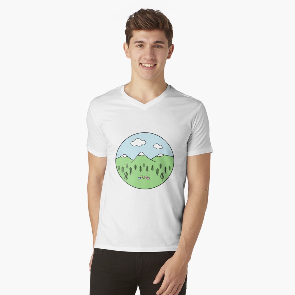Item preview, V-Neck T-Shirt designed and sold by Pastel-PaletteD.