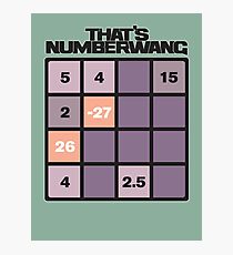 numberwang Photographic Print