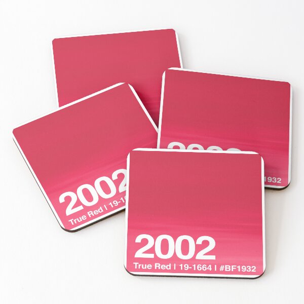 Artikelvorschau, 2002 | True Red | Farbe des Jahres entworfen und verkauft von GroovyRaffRaff.