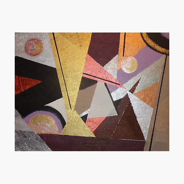 Lined Triangles Photographic Print