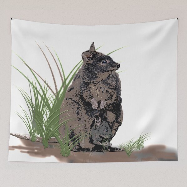 Item preview, Tasmanian pademelon by Chrissy Wild designed and sold by ChrissyWild.