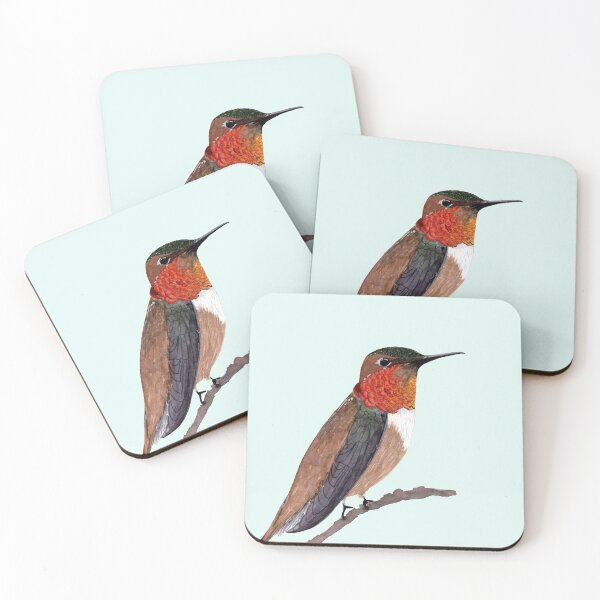 Item preview, RUFOUS HUMMINGBIRD designed and sold by BEATRIZ ABAITUA.